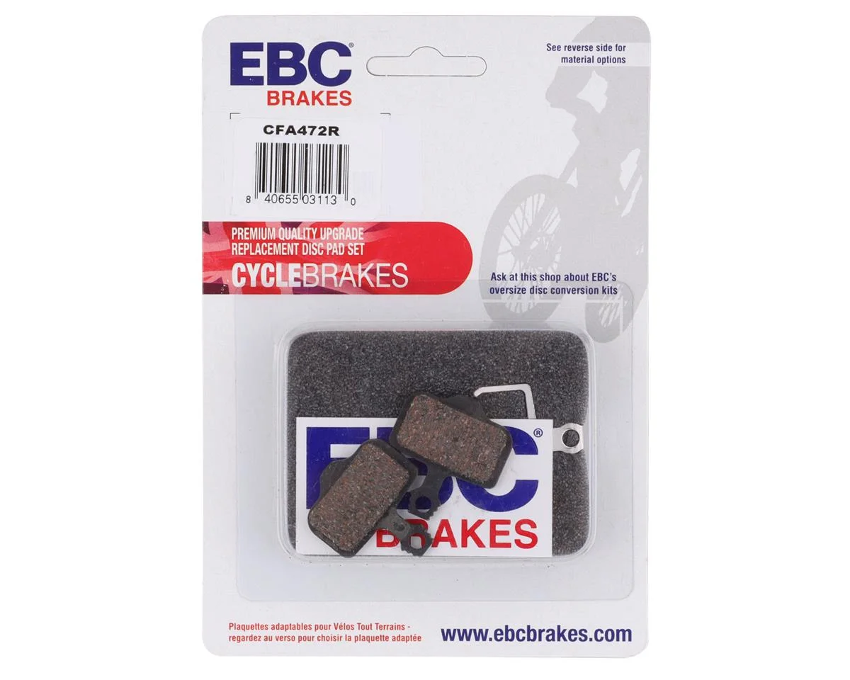EBC Brakes Red Disc Brake Pads (Semi-Metallic) (SRAM AXS Road/Level) (1 Pair)